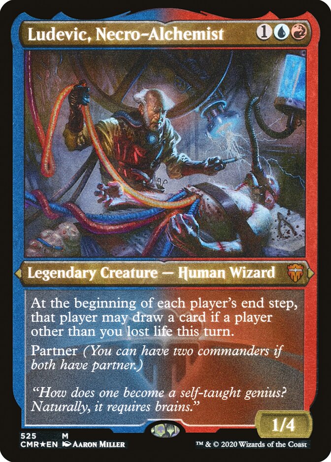 Ludevic, Necro-Alchemist (Etched) [Commander Legends] | The CG Realm