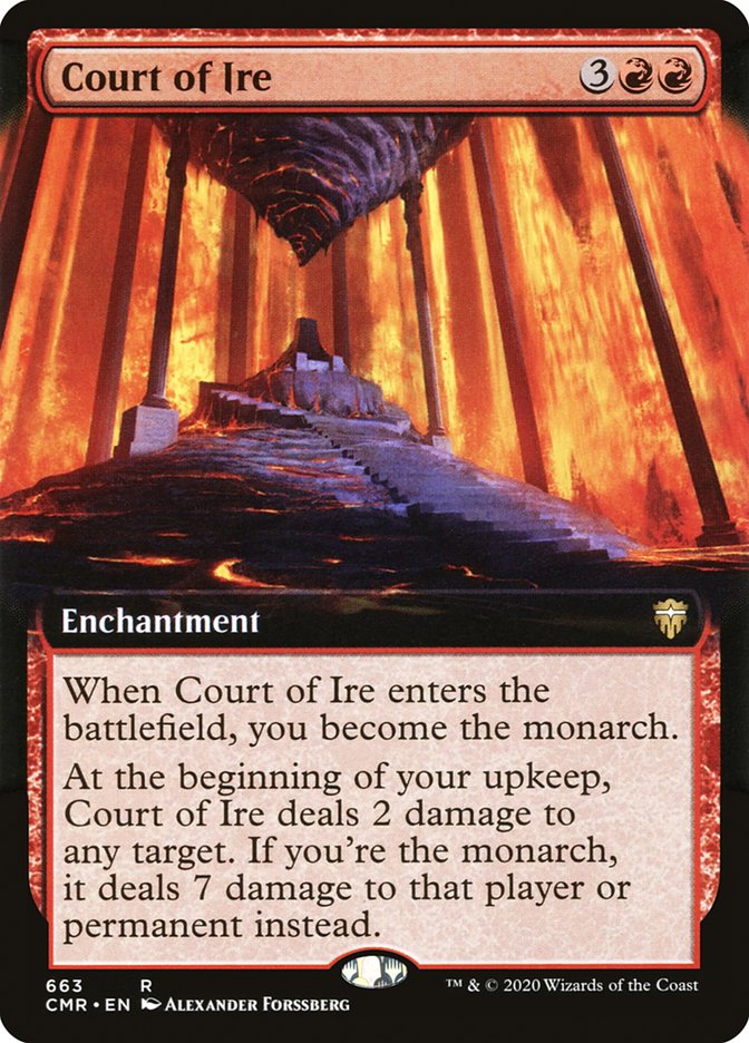 Court of Ire (Extended Art) [Commander Legends] | The CG Realm