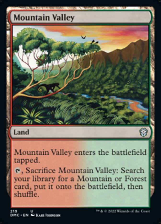 Mountain Valley [Dominaria United Commander] | The CG Realm