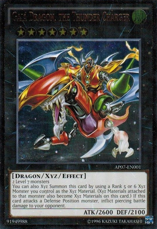 Gaia Dragon, the Thunder Charger [AP07-EN001] Ultimate Rare | The CG Realm