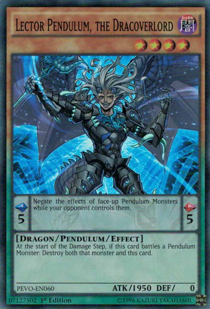 Lector Pendulum, the Dracoverlord [PEVO-EN060] Super Rare | The CG Realm