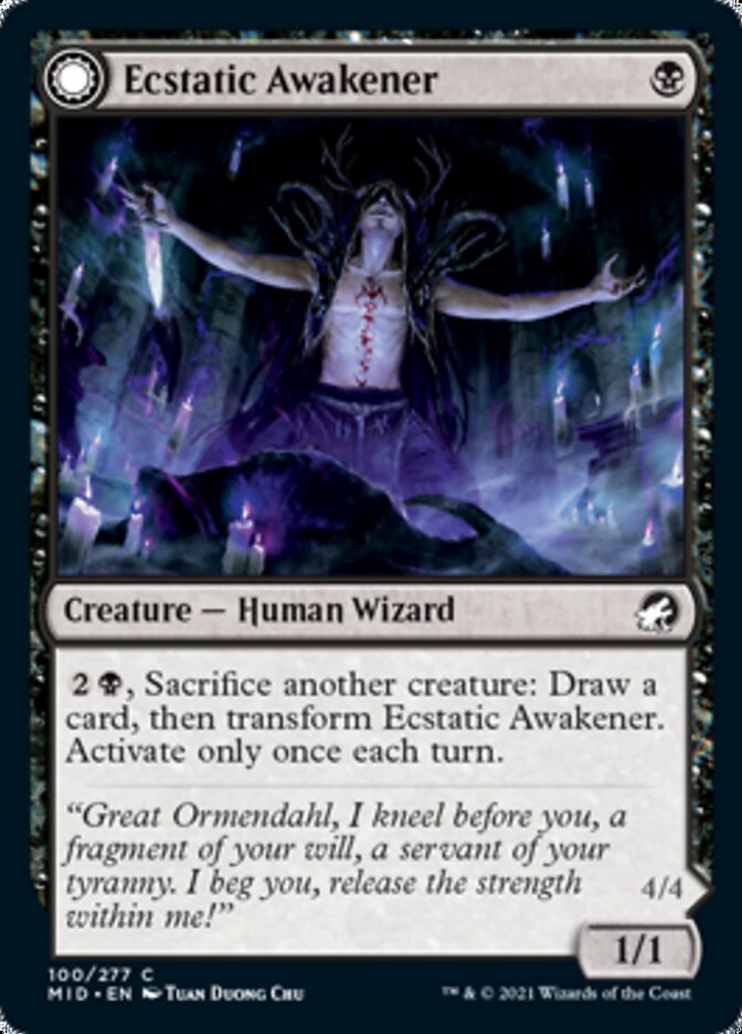 Ecstatic Awakener // Awoken Demon [Innistrad: Midnight Hunt] | The CG Realm