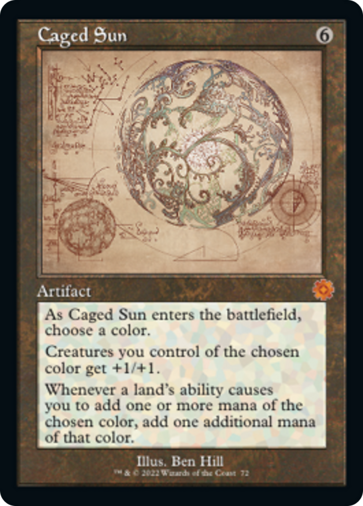 Caged Sun (Retro Schematic) [The Brothers' War Retro Artifacts] | The CG Realm