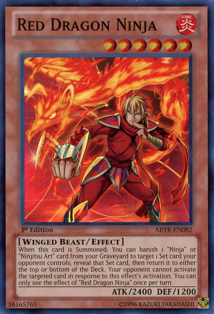 Red Dragon Ninja [ABYR-EN082] Super Rare | The CG Realm