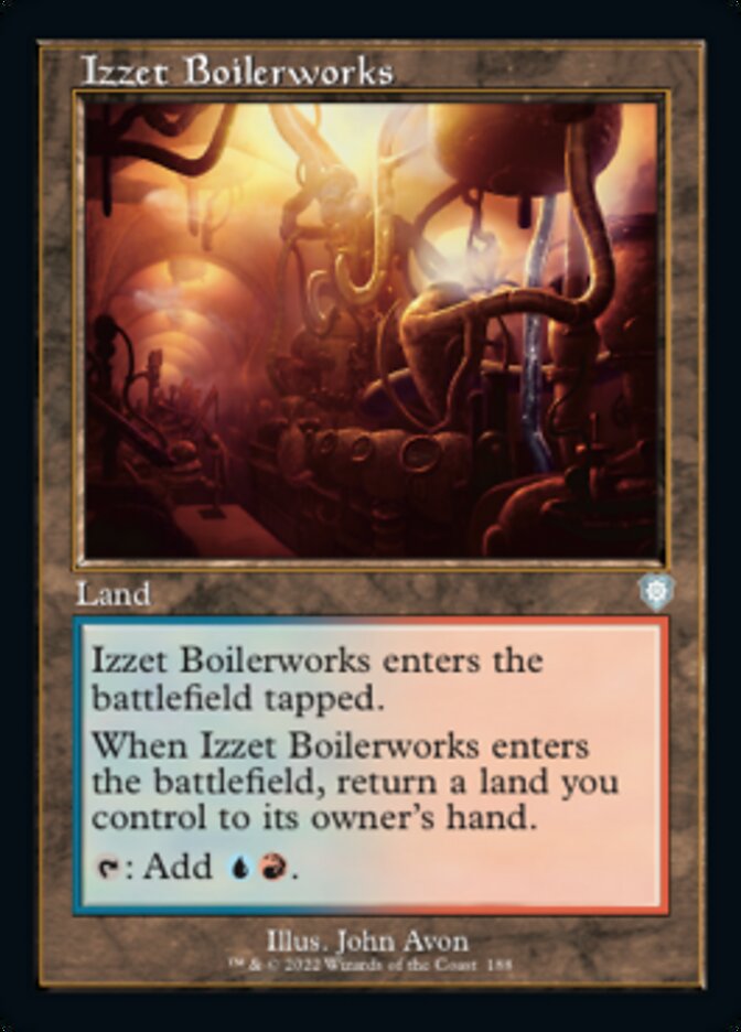 Izzet Boilerworks (Retro) [The Brothers' War Commander] | The CG Realm