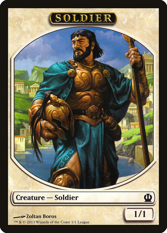 Soldier Token (Zoltan Boros) [League Tokens 2013] | The CG Realm