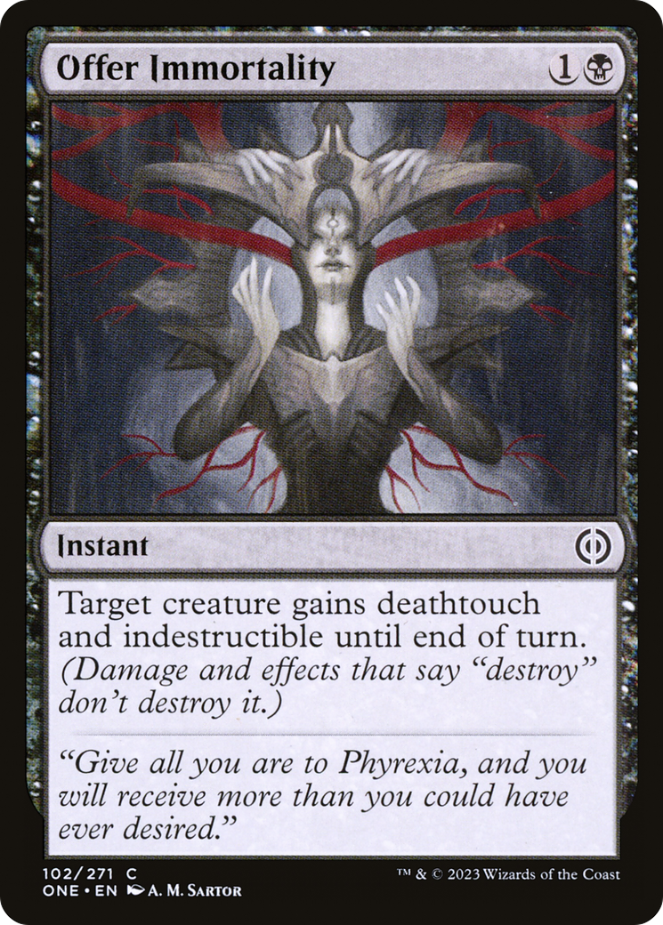 Offer Immortality [Phyrexia: All Will Be One] | The CG Realm