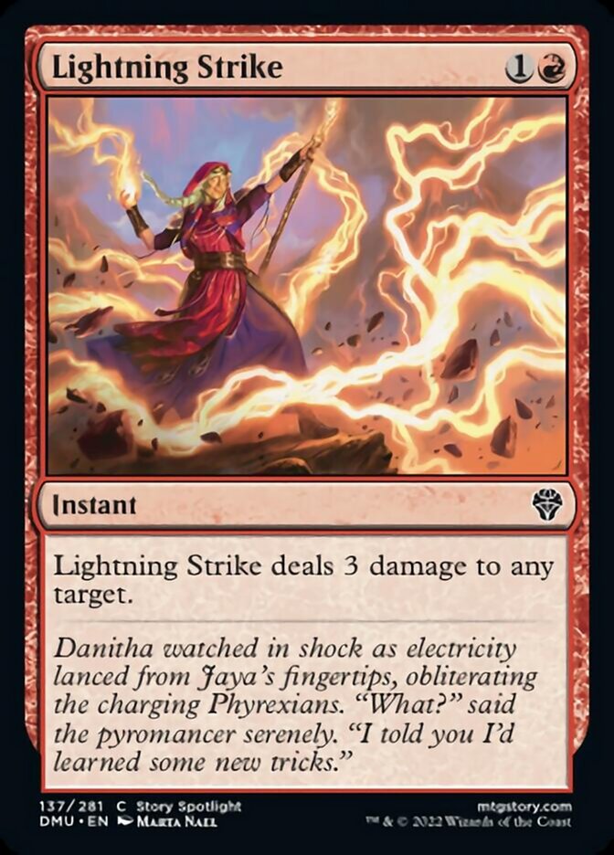 Lightning Strike [Dominaria United] | The CG Realm