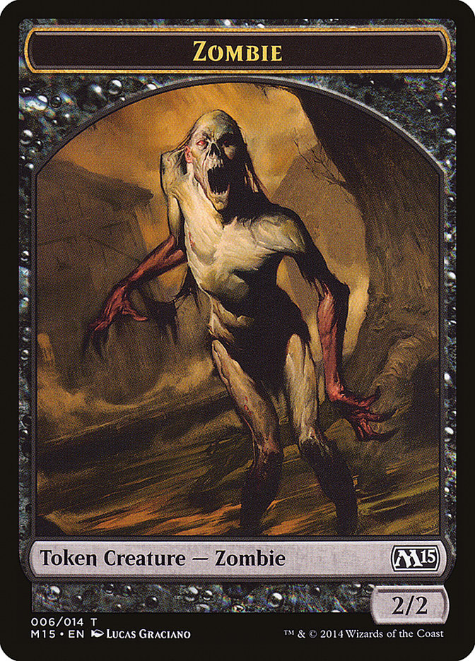 Zombie Token [Magic 2015 Tokens] | The CG Realm