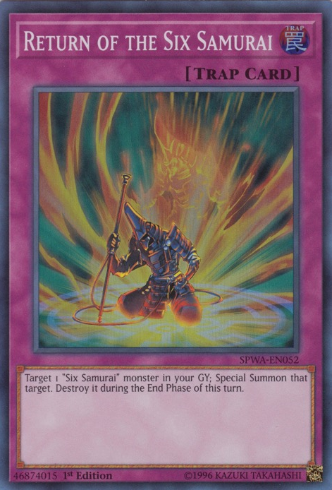 Return of the Six Samurai [SPWA-EN052] Super Rare | The CG Realm