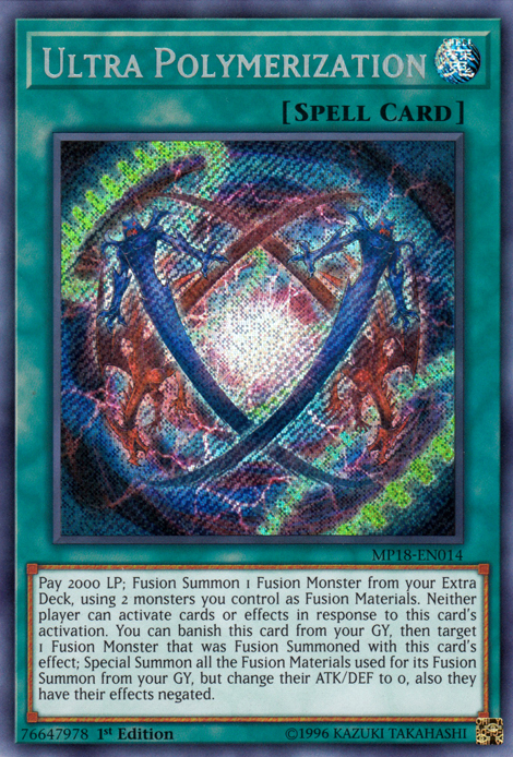 Ultra Polymerization [MP18-EN014] Secret Rare | The CG Realm