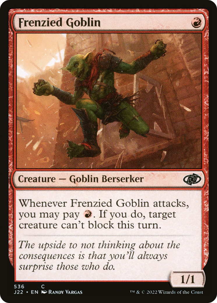 Frenzied Goblin [Jumpstart 2022] | The CG Realm