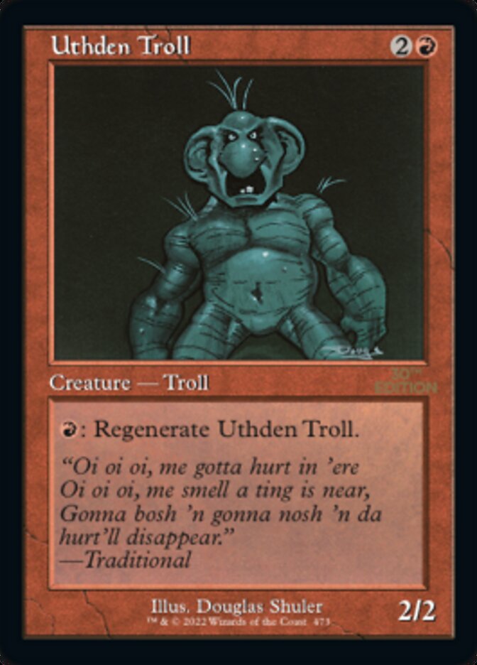 Uthden Troll (Retro) [30th Anniversary Edition] | The CG Realm