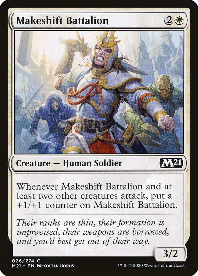 Makeshift Battalion [Core Set 2021] | The CG Realm