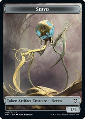 Myr // Servo Double-Sided Token [The Brothers' War Commander Tokens] | The CG Realm