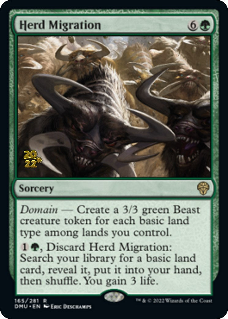 Herd Migration [Dominaria United Prerelease Promos] | The CG Realm