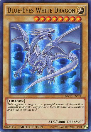 Blue-Eyes White Dragon [MVP1-ENSE4] Ultra Rare | The CG Realm