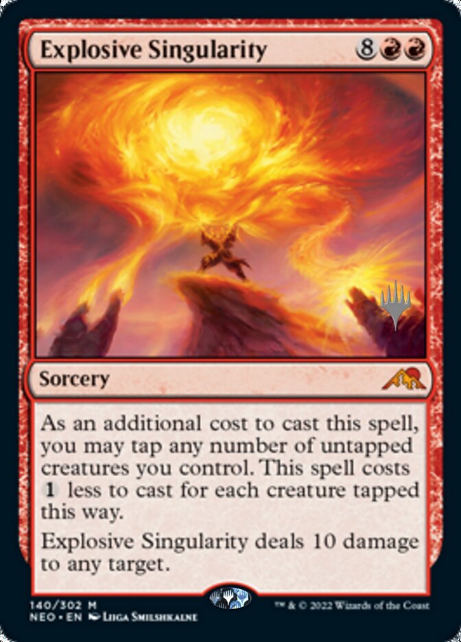 Explosive Singularity (Promo Pack) [Kamigawa: Neon Dynasty Promos] | The CG Realm