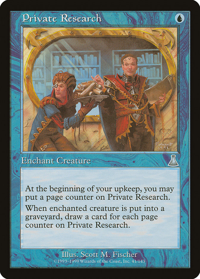 Private Research [Urza's Destiny] | The CG Realm