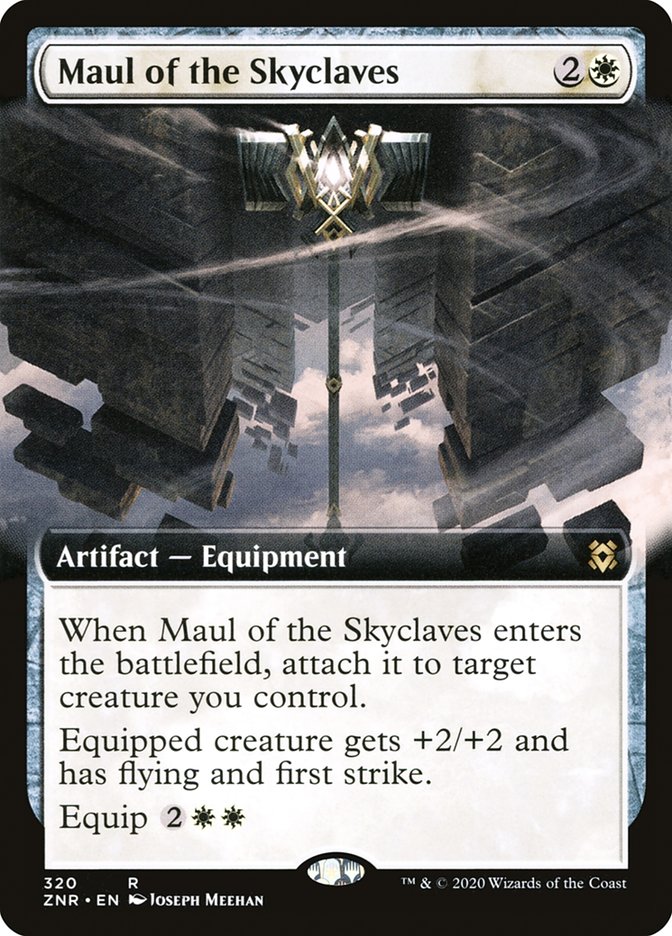 Maul of the Skyclaves (Extended Art) [Zendikar Rising] | The CG Realm