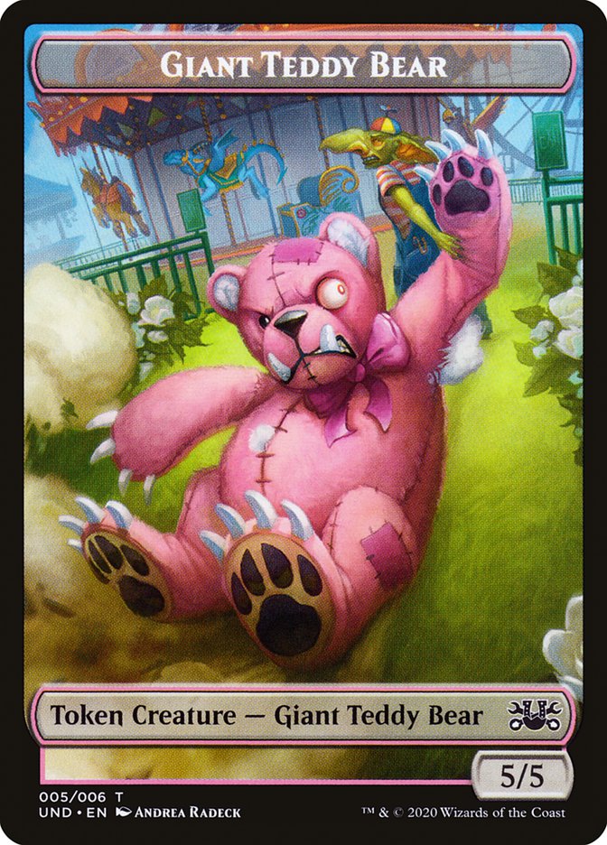 Giant Teddy Bear // Acorn Stash Double-Sided Token [Unsanctioned Tokens] | The CG Realm