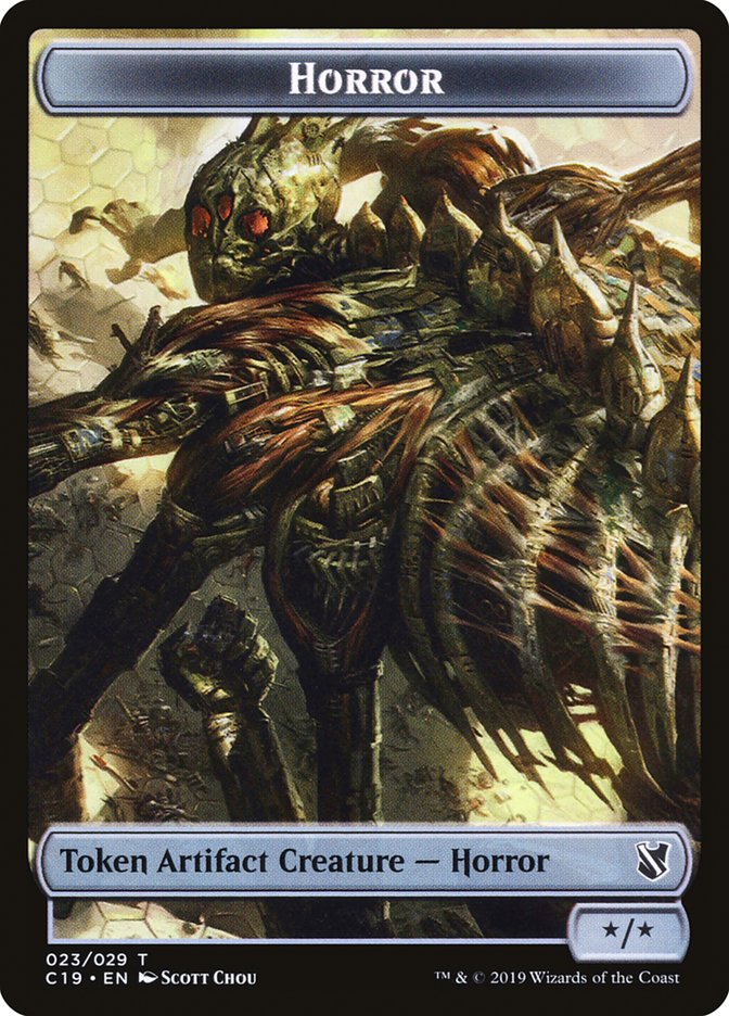 Horror Token [Commander 2019 Tokens] | The CG Realm