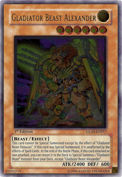 Gladiator Beast Alexander [GLAS-EN017] Ultimate Rare | The CG Realm