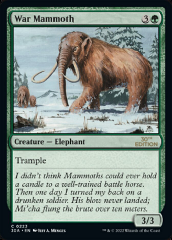 War Mammoth [30th Anniversary Edition] | The CG Realm