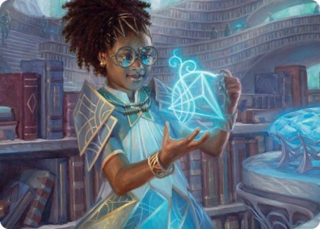 Zimone, Quandrix Prodigy Art Card [Strixhaven: School of Mages Art Series] | The CG Realm