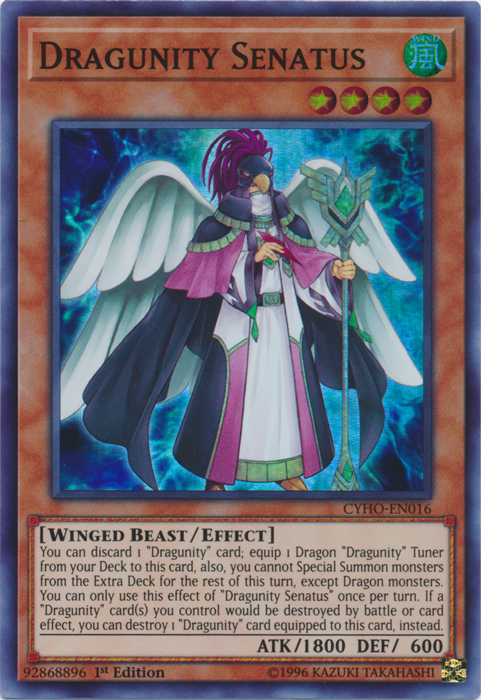 Dragunity Senatus [CYHO-EN016] Super Rare | The CG Realm