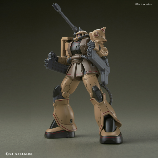 The Origin - 1/144 Zaku Half Cannon | The CG Realm