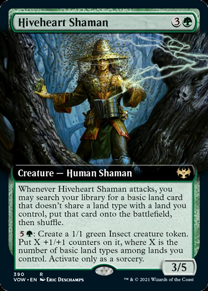 Hiveheart Shaman (Extended Art) [Innistrad: Crimson Vow] | The CG Realm