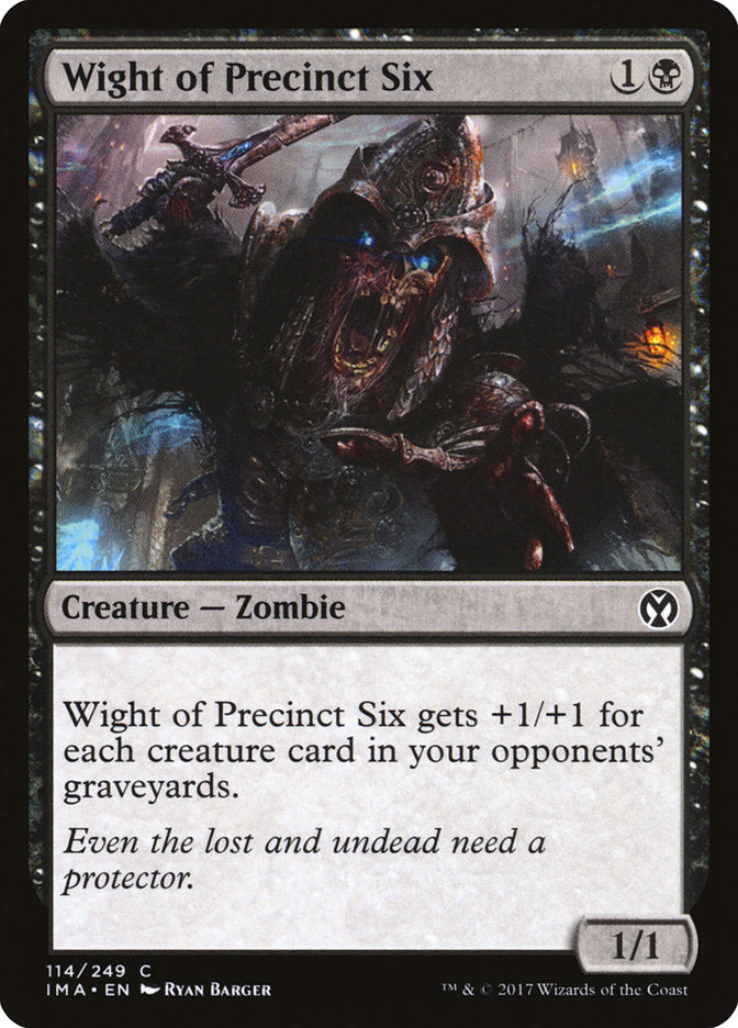 Wight of Precinct Six [Iconic Masters] | The CG Realm