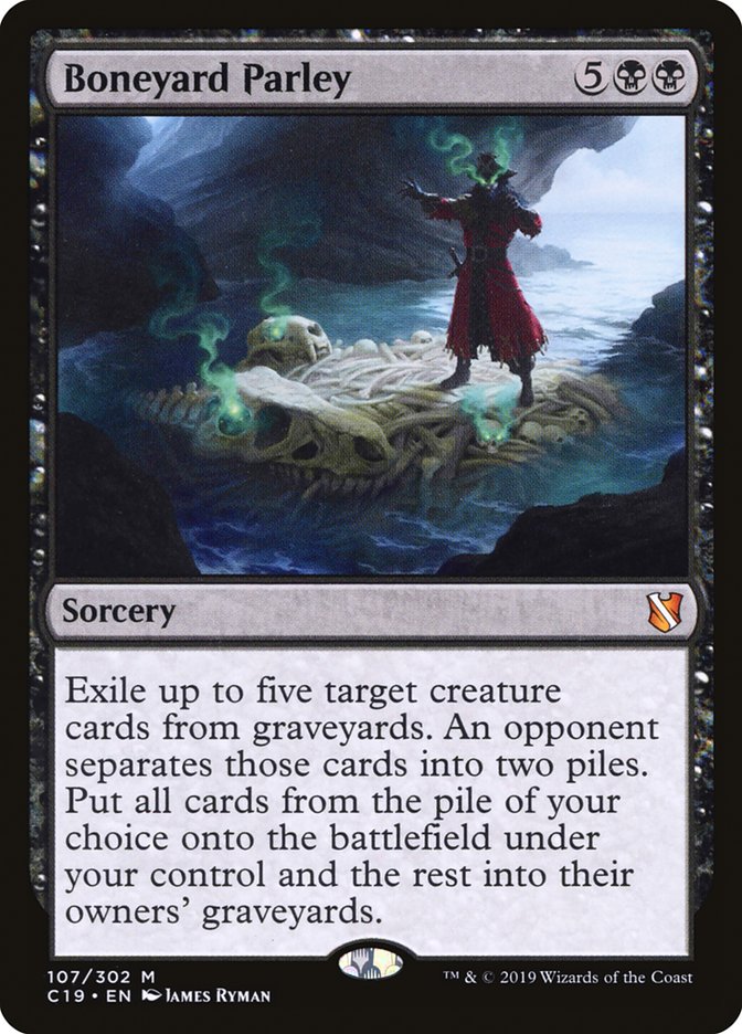 Boneyard Parley [Commander 2019] | The CG Realm