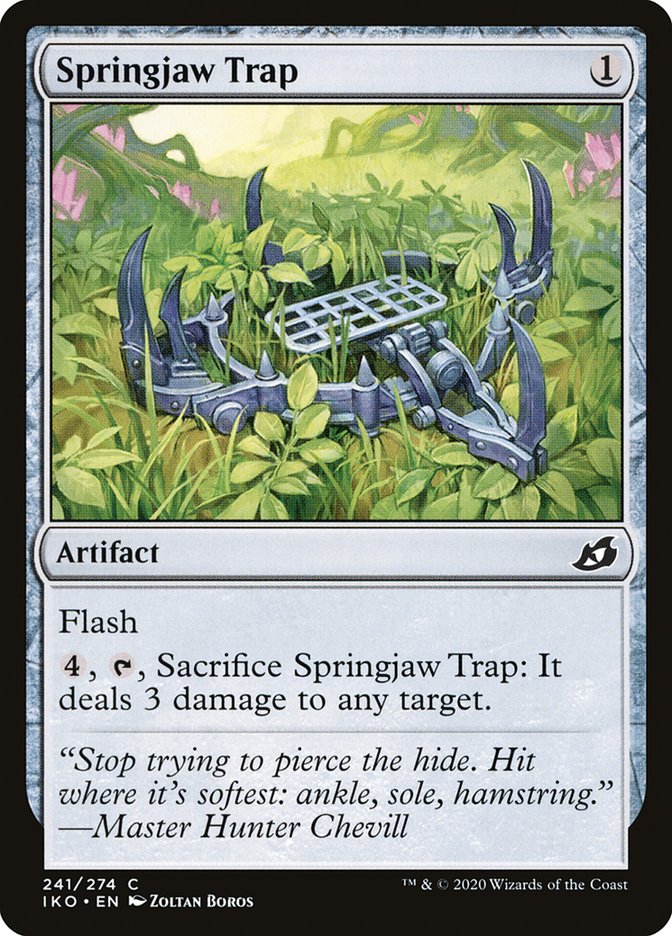 Springjaw Trap [Ikoria: Lair of Behemoths] | The CG Realm