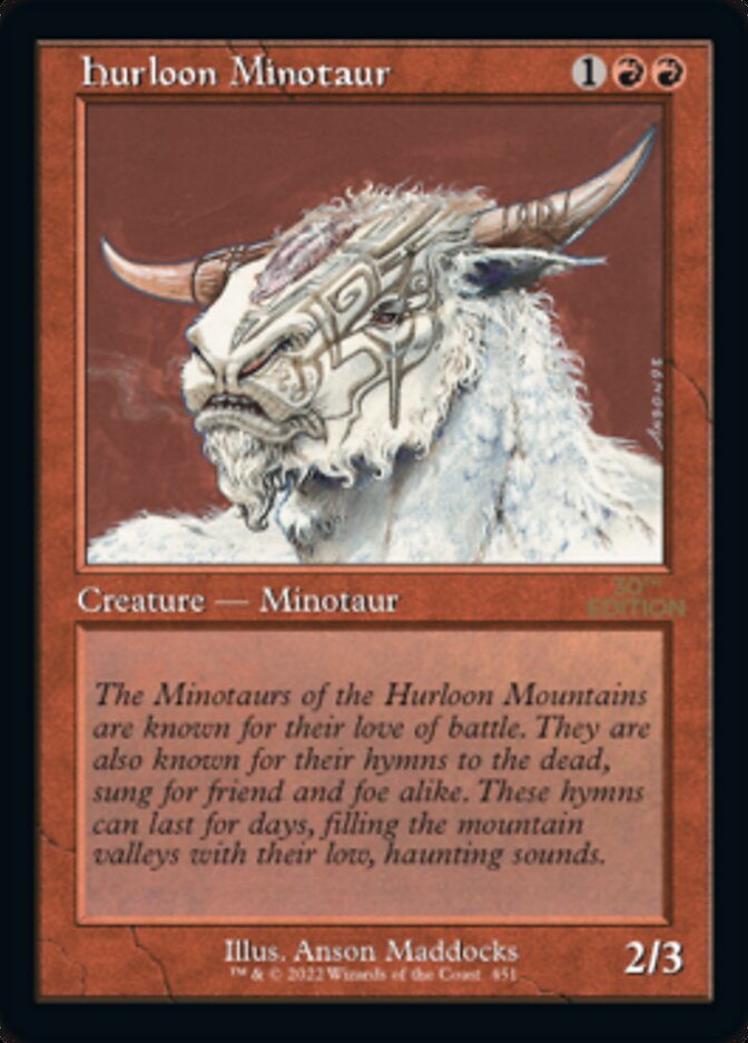 Hurloon Minotaur (Retro) [30th Anniversary Edition] | The CG Realm