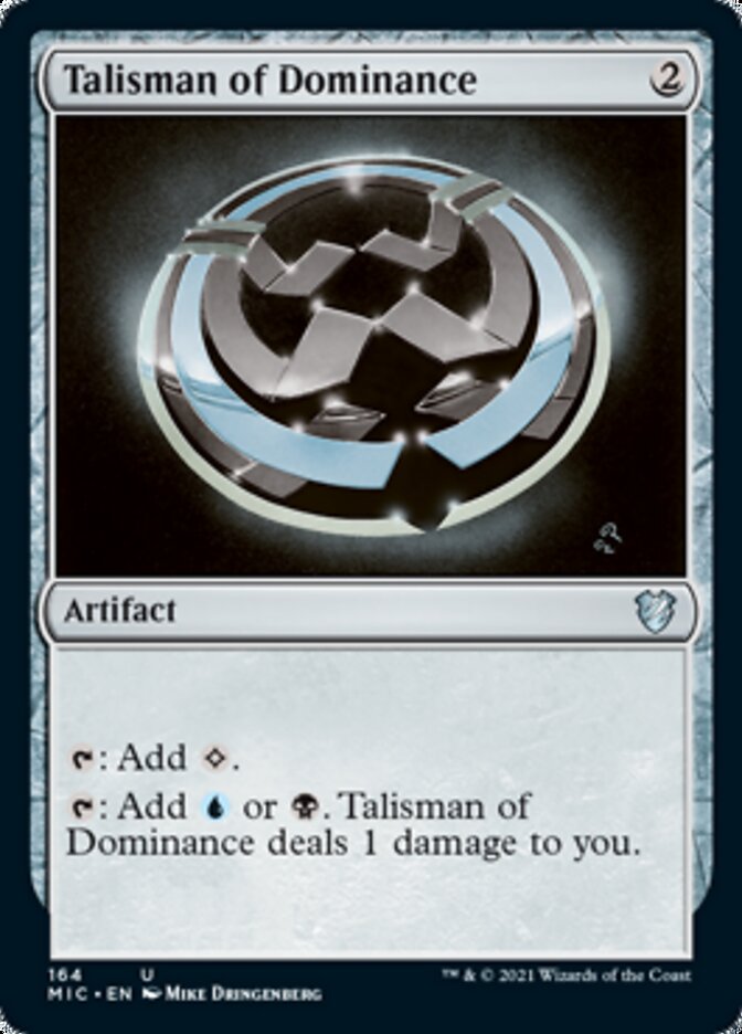 Talisman of Dominance [Innistrad: Midnight Hunt Commander] | The CG Realm