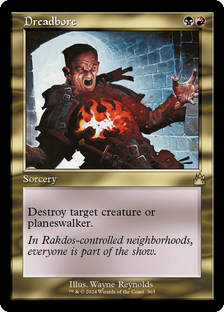 Dreadbore (Retro Frame) [Ravnica Remastered] | The CG Realm