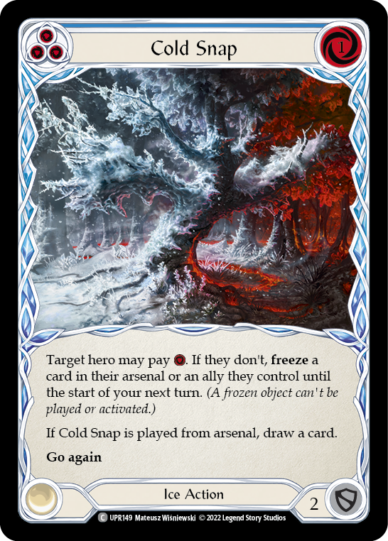 Cold Snap (Blue) [UPR149] (Uprising)  Rainbow Foil | The CG Realm