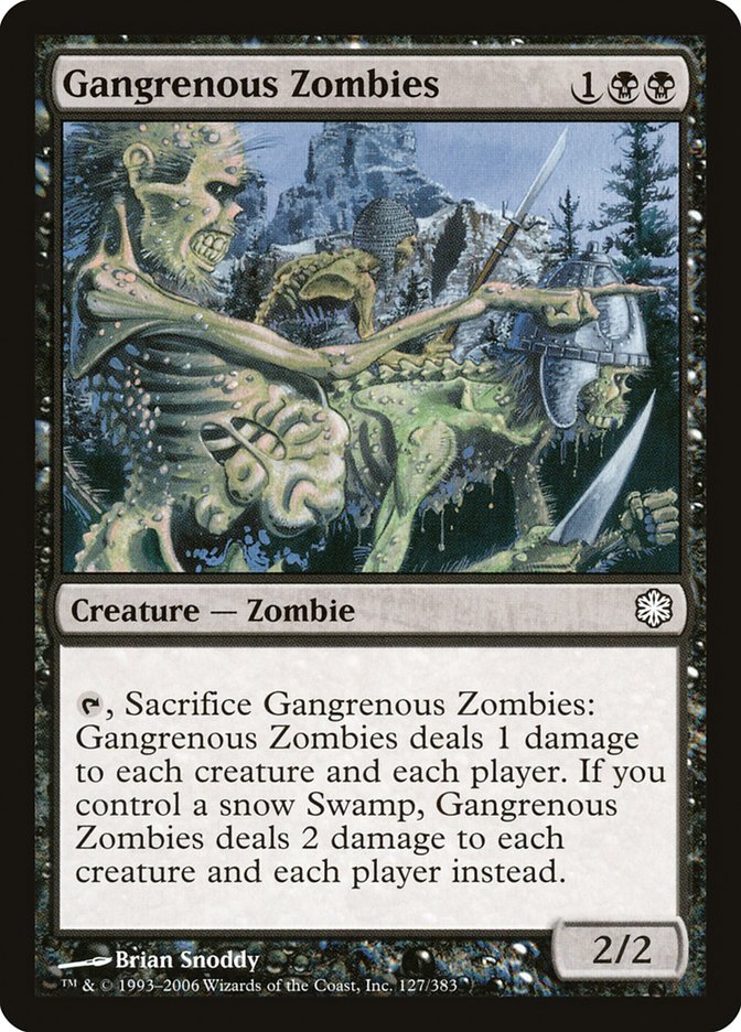 Gangrenous Zombies [Coldsnap Theme Decks] | The CG Realm