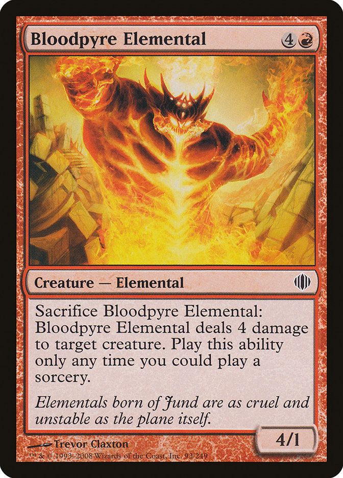 Bloodpyre Elemental [Shards of Alara] | The CG Realm