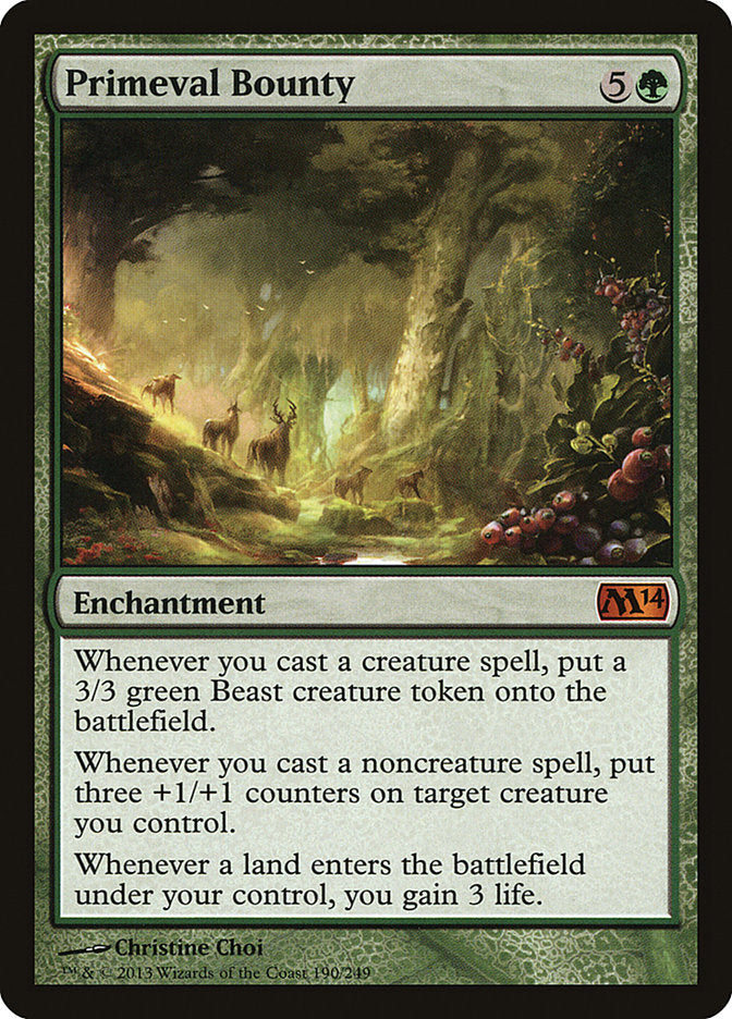 Primeval Bounty [Magic 2014] | The CG Realm