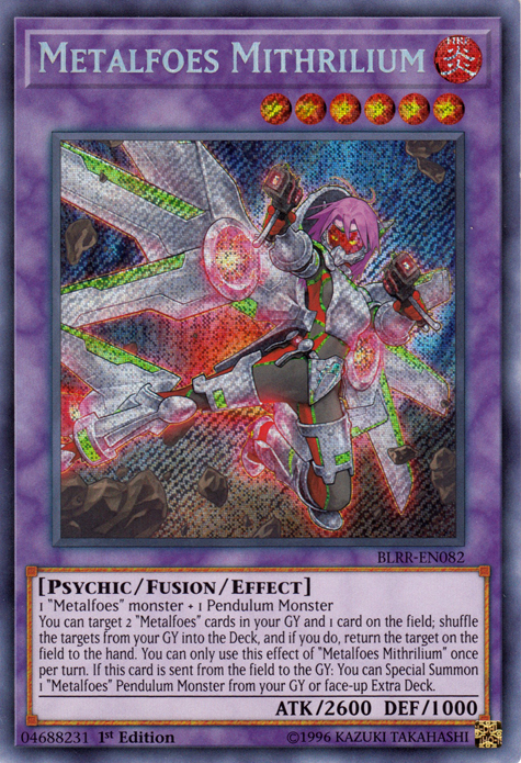 Metalfoes Mithrilium [BLRR-EN082] Secret Rare | The CG Realm