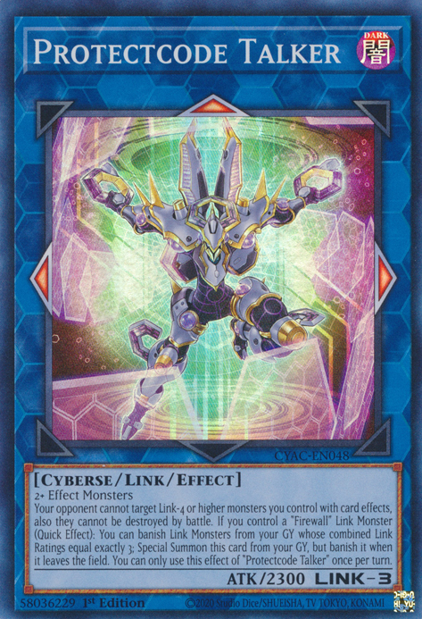 Protectcode Talker [CYAC-EN048] Super Rare | The CG Realm