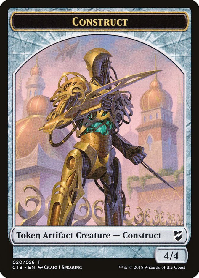 Construct Token (020/026) [Commander 2018 Tokens] | The CG Realm