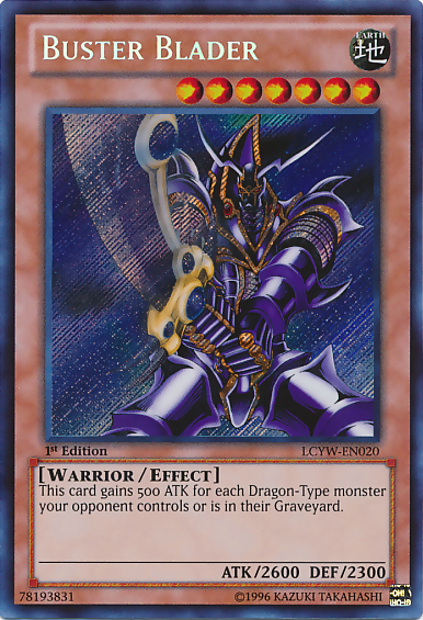 Buster Blader [LCYW-EN020] Secret Rare | The CG Realm