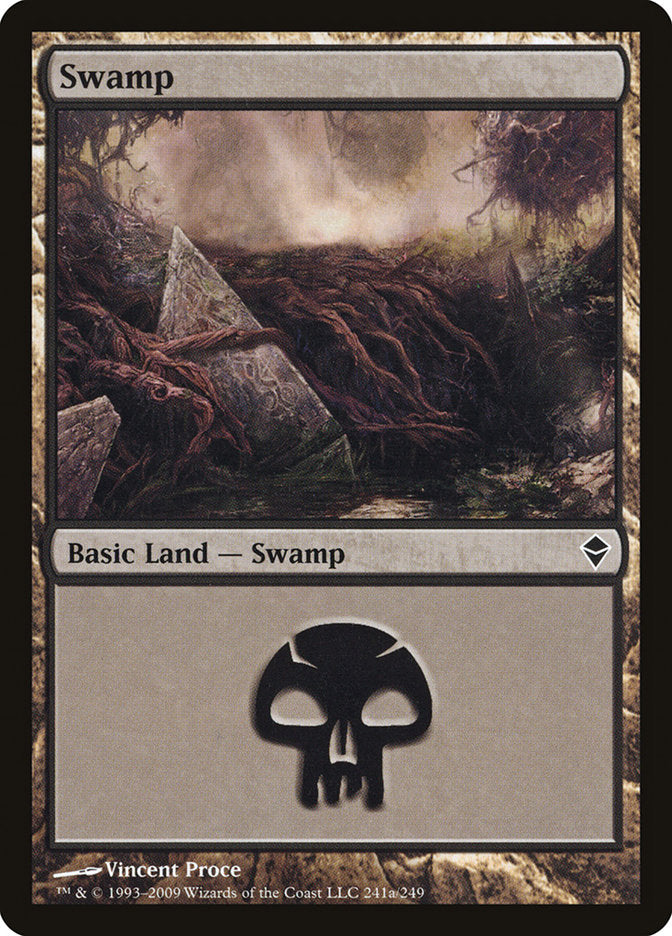 Swamp (241a) [Zendikar] | The CG Realm