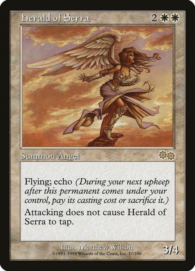 Herald of Serra [Urza's Saga] | The CG Realm