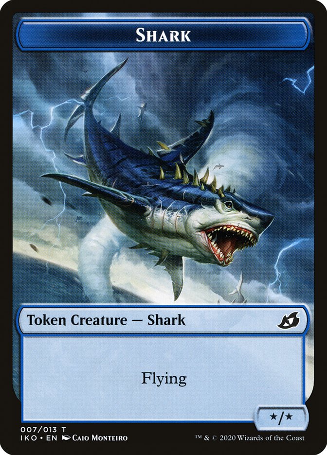 Shark Token [Ikoria: Lair of Behemoths Tokens] | The CG Realm