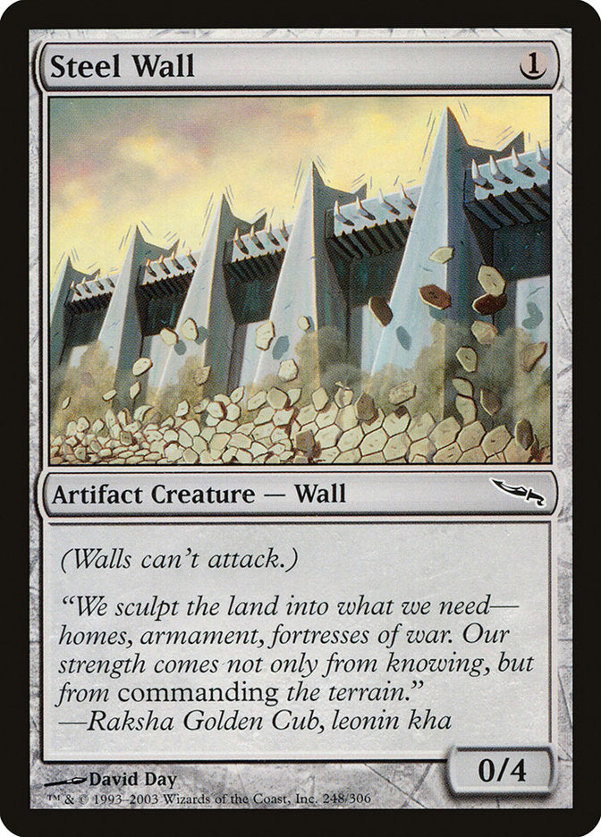 Steel Wall [Mirrodin] | The CG Realm